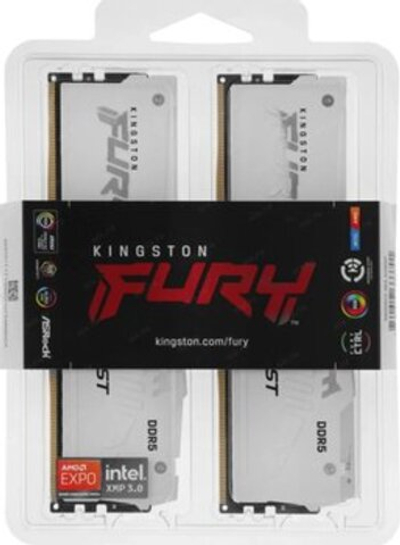 Оперативная память KINGSTON FURY Beast DDR5 32GB 5600MHz CL36 UDIMM KF556C36BWEAK2-32