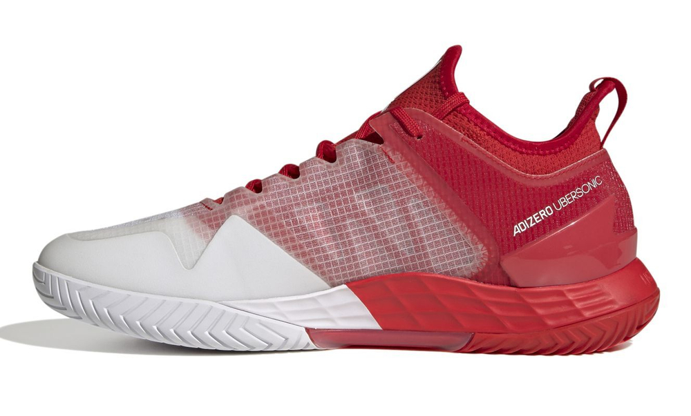 Мужские кроссовки теннисные Adidas Adizero Ubersonic 4 M Heat - vivid red/cloud white/vivid red