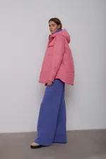 Куртка-рубашка Alexandra Talalay стёганая AW015 розовато-лиловая