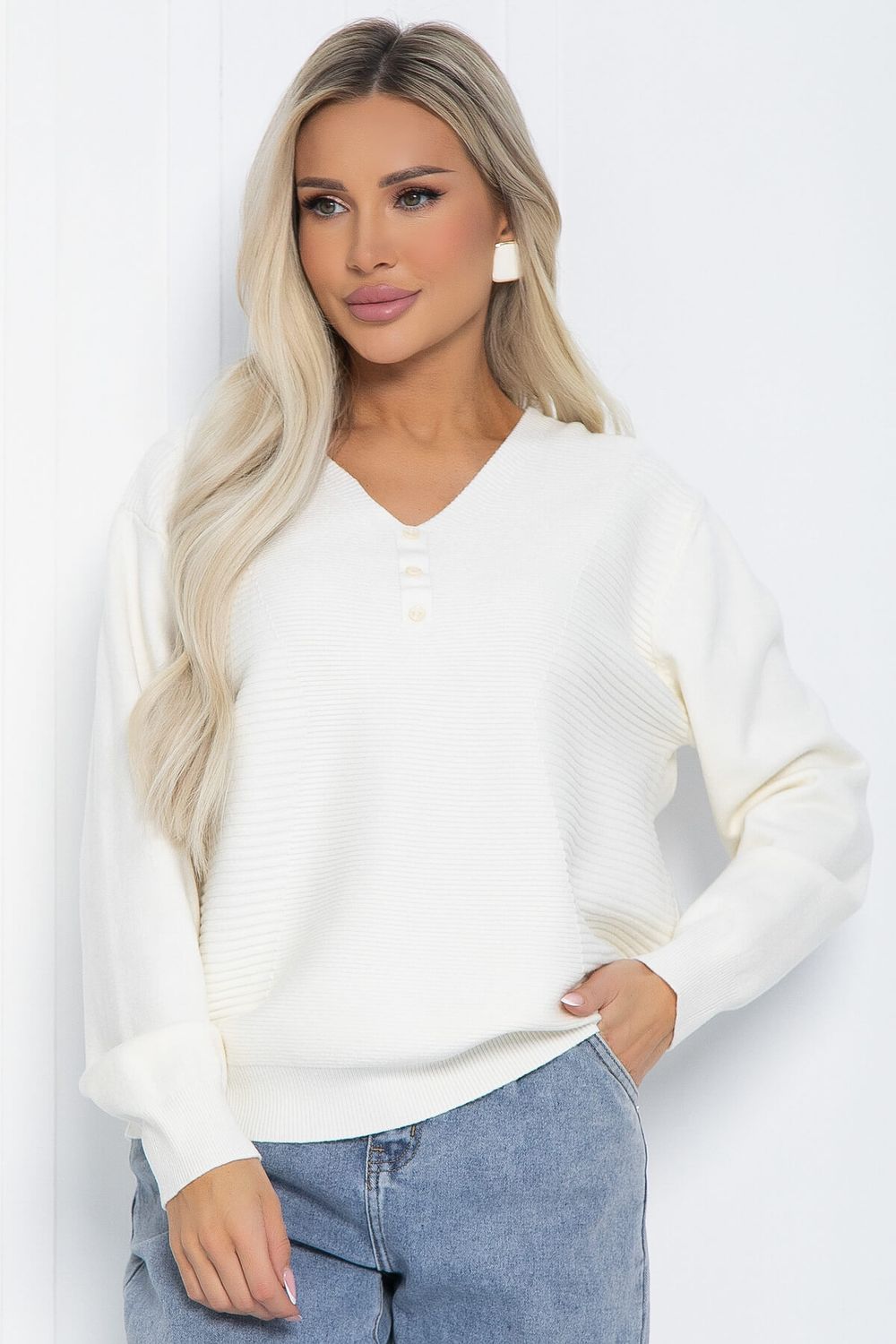 Джемпер Берцелия (айвори) Б12415-4 LT Collection