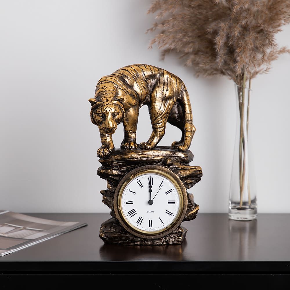 Часы Тигр Бронза
