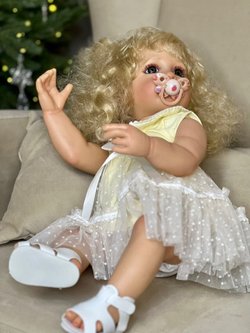 Кукла Реборн виниловая 55см в пакете (FA-142)