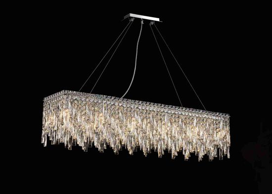 F52-L1200*W280*H270 CHROME (1) Люстра (в 2-х коробках) NW