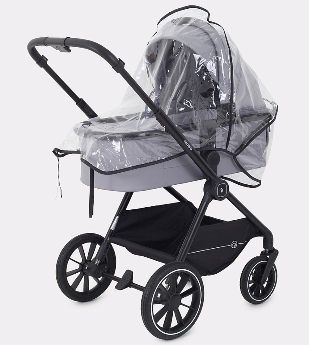 Детская коляска Rant Moss 3 в 1 с автокреслом Rant Cruise Black Classic Grey