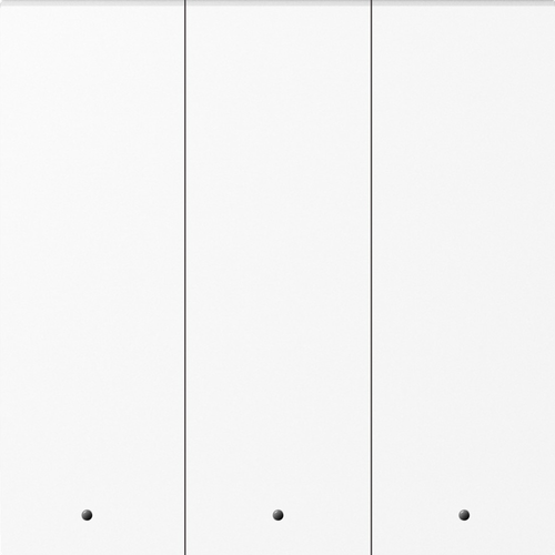 Клавиша 3-я с подсветкой, глянцевый белый, серия A07