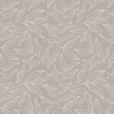 Белые ветки на бежевом (скандинавский стиль)