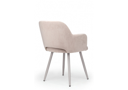 Стул на металлокаркасе Woodville Эолин 360 латте (glory 10), серый