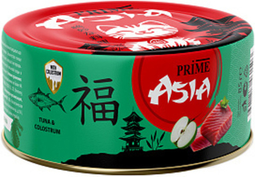 PRIME ASIA для котят тунец колострумом в желе ж/б 85гр