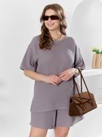 Блузка Вуаль-4 Виотекс СЕРЫЙ