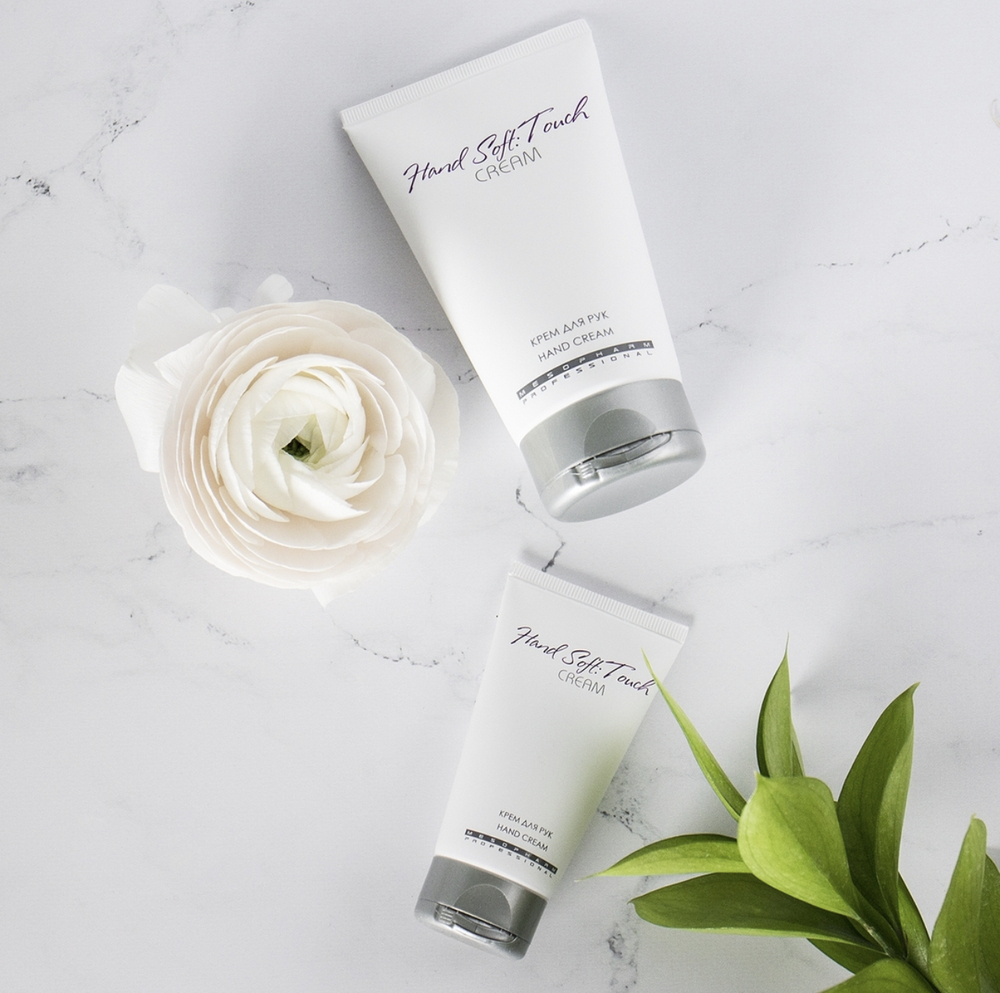 Mesopharm Professional HAND SOFT:TOUCH CREAM - Профессиональный защитный крем для ежедневного ухода за кожей рук, кутикулы и ногтями, 50 мл
