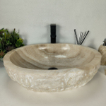 Раковина из оникса Erozy White EO-64304 56*46*15 0214
