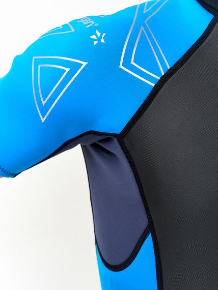 Гидрокостюм Sargan Nero 2.0 Shorty men 3 мм черно-голубой