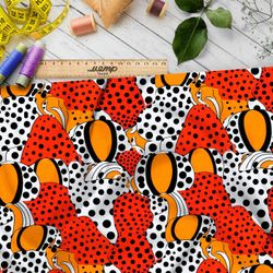 Ткань премиум таффета абстрактные чувства