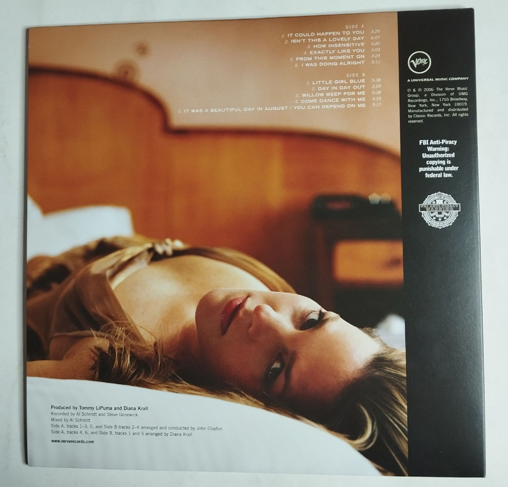 Винтажная виниловая пластинка LP Diana Krall From This Moment On (USA 2006) Classic Records
