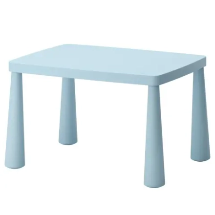 Детский стол BARNBORD, 77x55х48 см, полипропилен, голубой