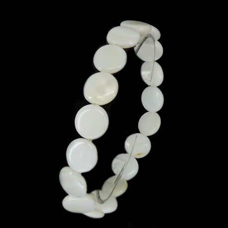 Браслет "Диск" перламутр