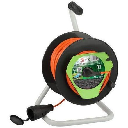 Удлинитель на катушке 1х30м с заземл. RP-1e-3x1.5-30m ПВС 3х1.5 Эра Б0059776