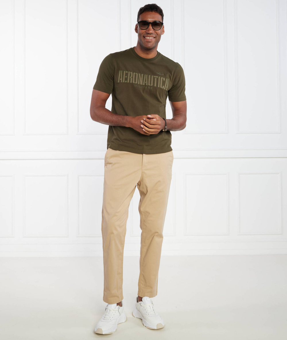 Футболка Aeronautica Militare - зеленый(TS2130J584)