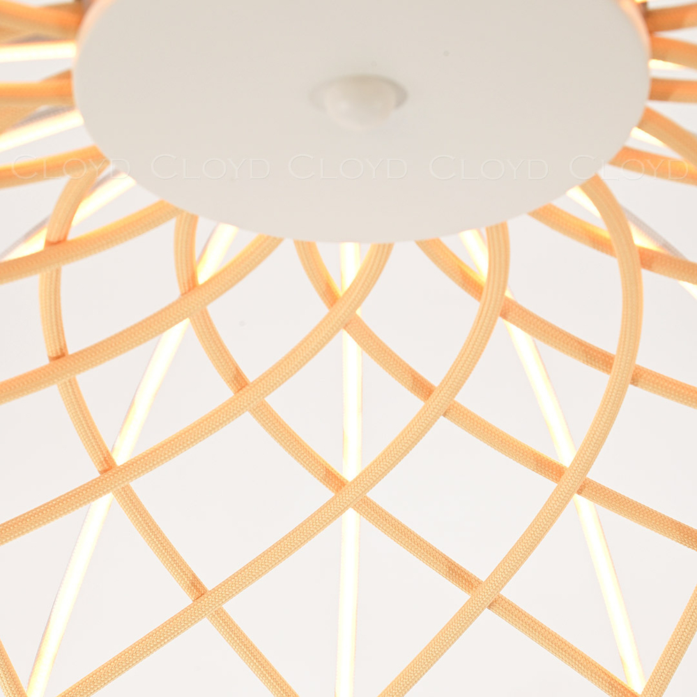 Люстра Cloyd COCKLICO C1 / Ø60 см - желтый - белый (арт.11412)