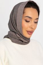 Косынка с отворотом (коричневое зернышко) КО17-23М LT Collection
