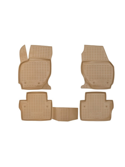 Коврики в салон для VOLVO S80 2006-, 4 шт. (полиуретан, бежевые) NLC.50.05.212