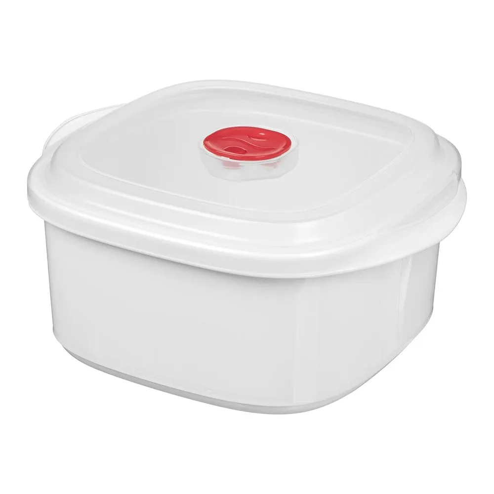 Емкость для СВЧ Bergamo 1,6л с клапаном Белый (комплект 16 шт)