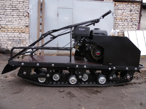 Мотобуксировщик AhtaR Зима 9 л/с с вариатором