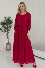 Платье Селеста (брусничный) Р11-1088/3 Nikol