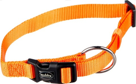 Nobby Ошейник Classic для собак, нейлон, оранжевый, 20 мм, 40-55 см