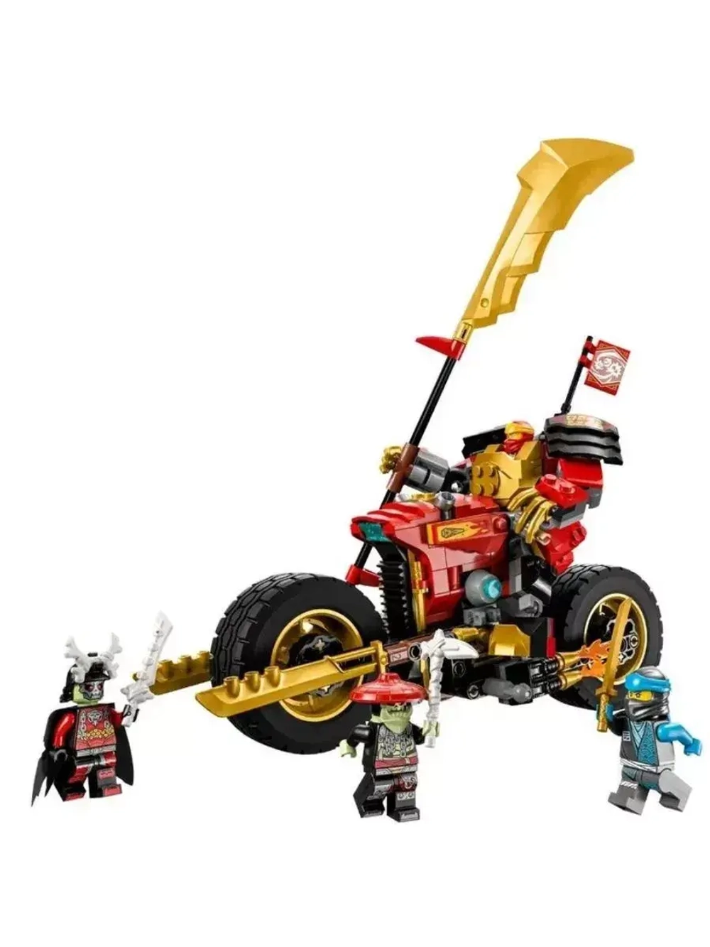 Конструктор Ниндзя Робот-гонщик ЭВО Кая 312 деталей