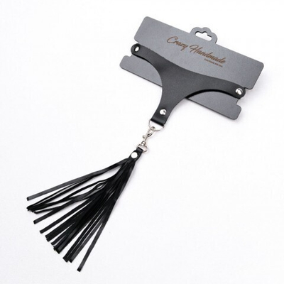 Чокер с кисточкой из кожи Crazy Handmade