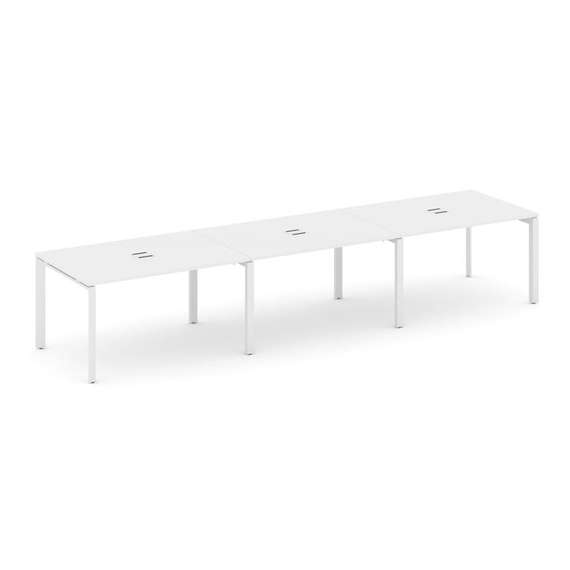 Style Project Стол переговорный SN-59P.SPRG-024 Белый/Металл Белый 4740*980*750