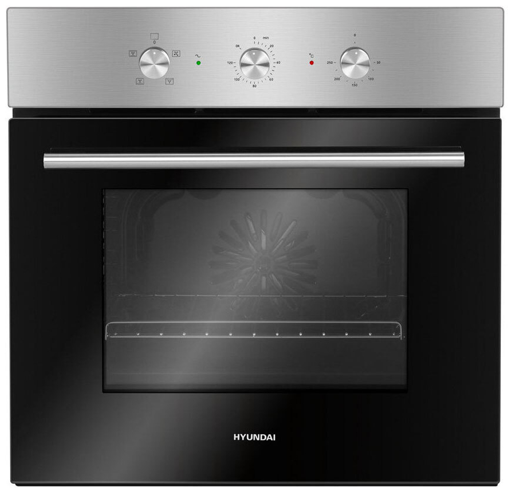 Духовой шкаф Hyundai HEO 6632 IX серебристый