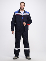 Костюм Флофт-2 СОП У. (тк.Смесовая,210) п/к, т.синий/васильковый/красный