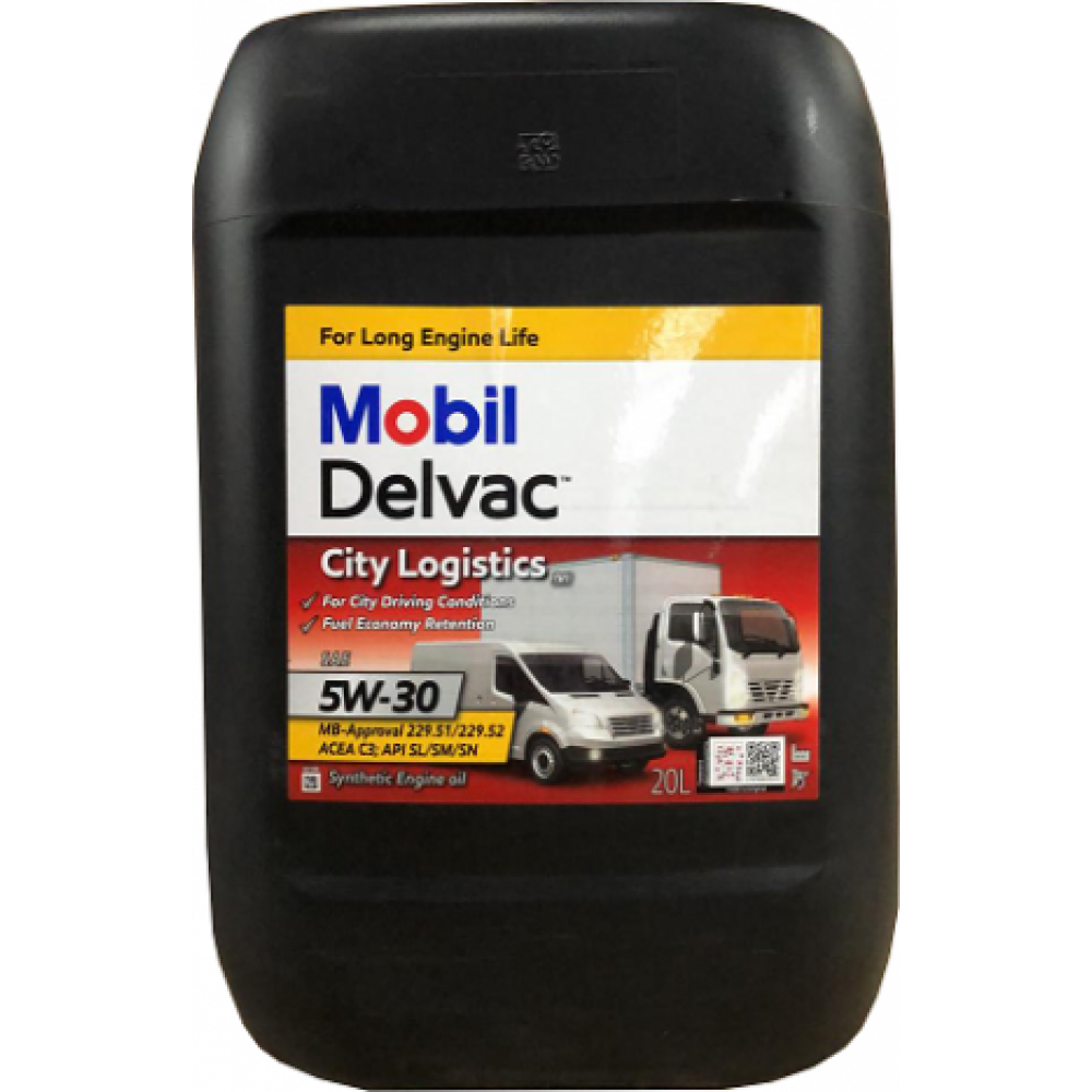Моторное масло Mobil DELVAC CITY LOGISTICS M 5W-30 20 л
