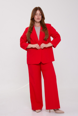 Жакет женский 3881зпб, красный #38К043881зпб