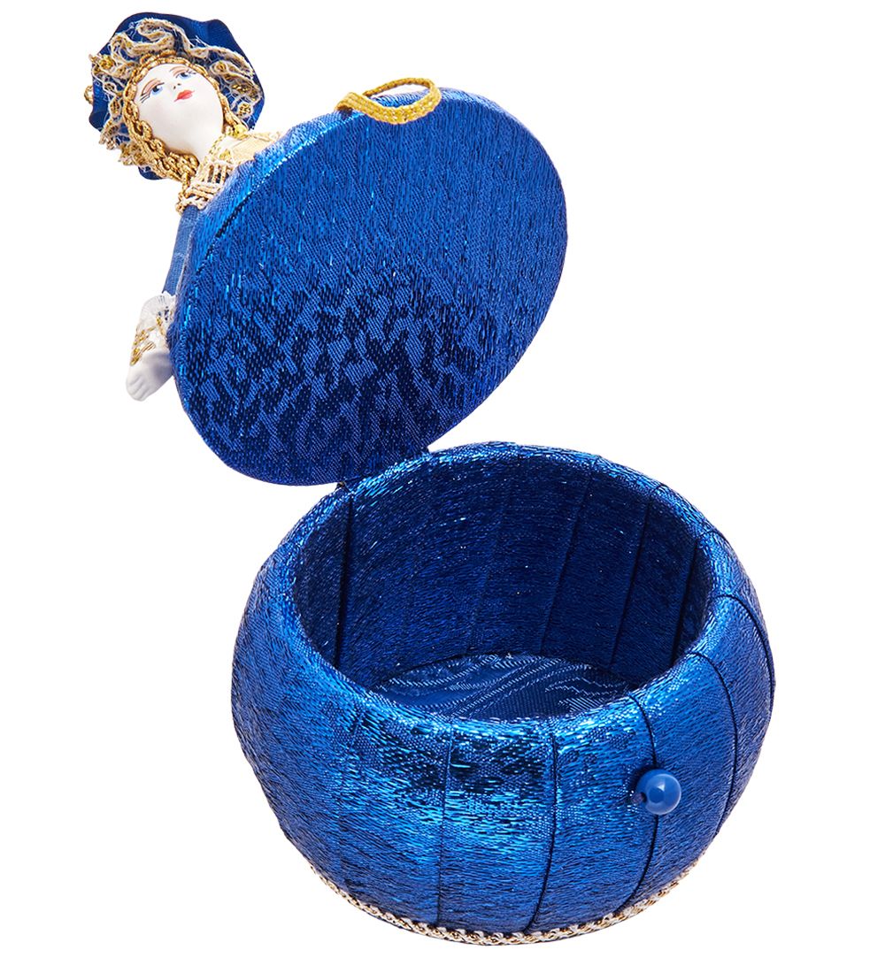 Народные промыслы RK-731/3 Кукла-шкатулка «Дама в нарядном платье»