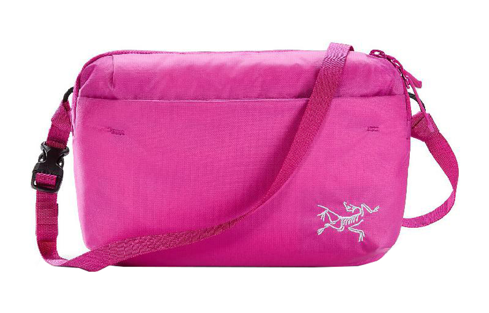 Arcteryx 6L Shoulder Bag, Crossbody Bag Polyester Rose Red Unisex