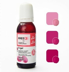 Краситель гелевый концентрат Брусника 20 г Kreda-Bio
