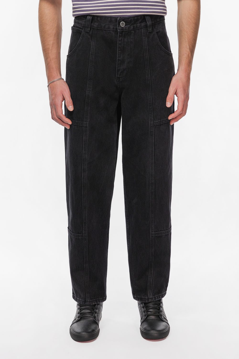 Купить Джинсы Ymkashix Block черные Джинсы Ymkashix Block черные