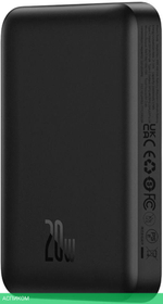 Портативное зарядное устройство Baseus Magnetic Mini Air PPCXM06A Black (P10059002113-00)