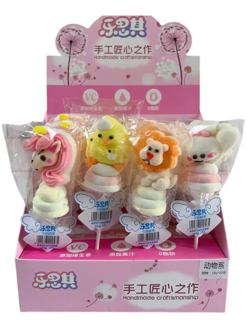 Маршмеллоу на палочке Волшебная Страна 18 г * 20 шт