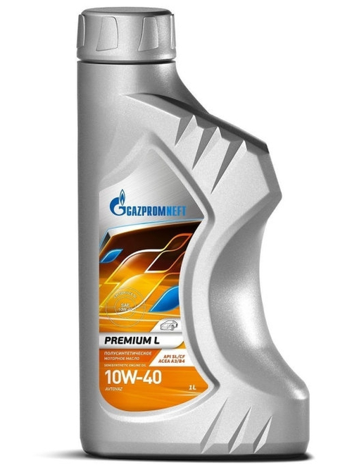 Моторное масло Gazpromneft Premium L 10W-40, полусинтетическое, 1 л