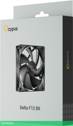 Вентилятор для корпуса Ocypus Delta F12 BK (Delta-F12-BK1NM00X-GL)