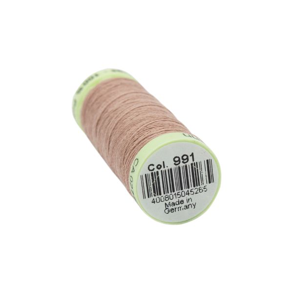 Нитки отделочные Gutermann Top Stitch 30 (30 метров), 5 кат. | 991 розово-бежевая пудра