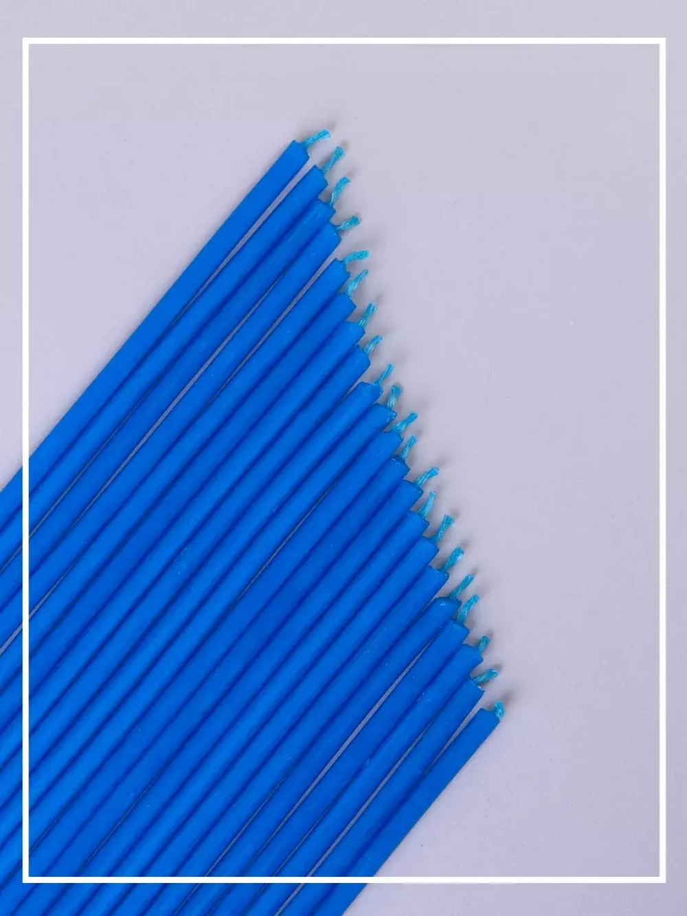 Свечи церковные восковые синие №140, 2 кг, 700 шт