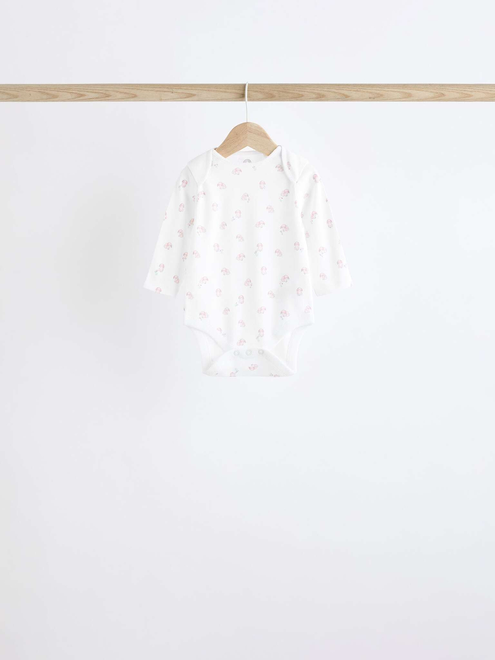 Боди с длинным рукавом для малышей Next K79-553, 5 шт., Белый, Розовый