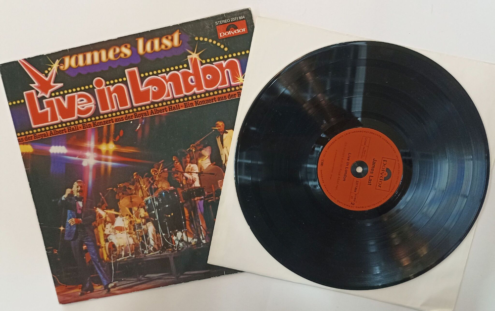 Винтажная виниловая пластинка LP James Last Live In London (Germany 1978)