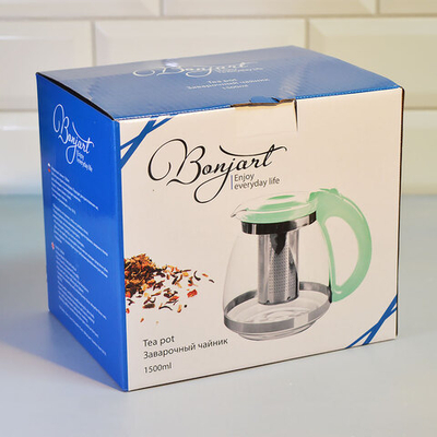 Чайник заварочный 1,5л мятный, 430-1503