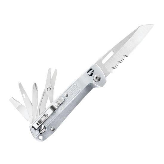 Складной нож Leatherman Мод. FREE K4X SILVER (9 инструментов)